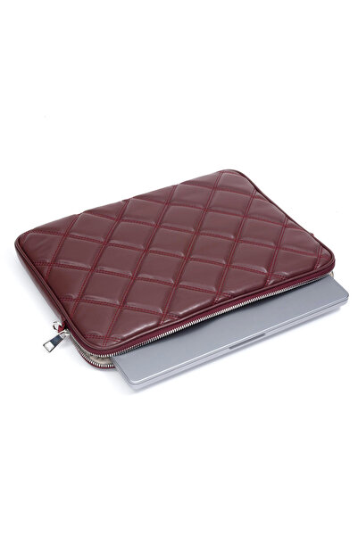 Sevinç Çanta Husă pentru laptop Macbook Air Pro de 13 și 13,3 inci, roșu claret