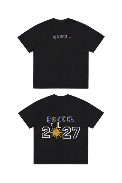 Pressia Black Graduation T-Shirt Senoir