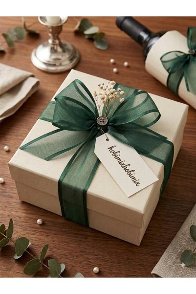 hobimixhobimix 2.5 cm Chiffon Ribbon 9 Meters – Decorative Ribbon for Embellishments and Gift Wrapping