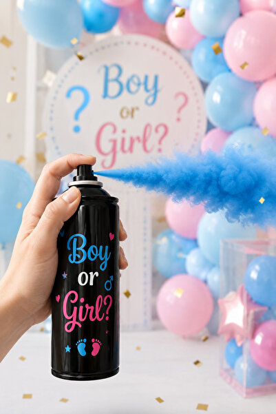 Organizasyon Pazarı Cinsiyet Belirleme Spreyi Boy or Girl Baby Shower Cinsiye...