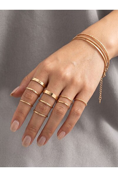 Ervalina 9-Piece Ring and Knuckle Ring Set