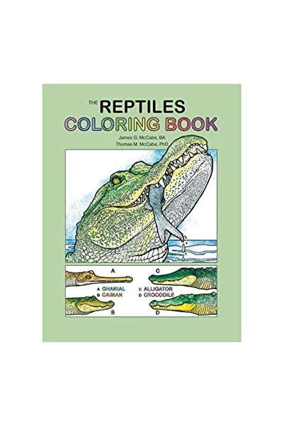HarperCollins Publishers Carte de colorat cu reptile