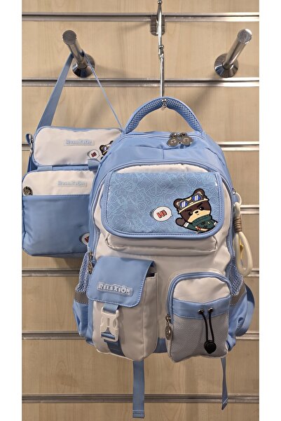 Relaxion School Bag with Lunch Box and Pencil Case