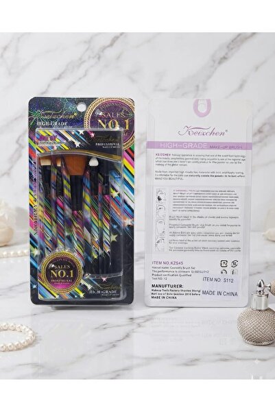 HASSANCO طقم فرش مكياج احترافي Keixchen – 5 قطع