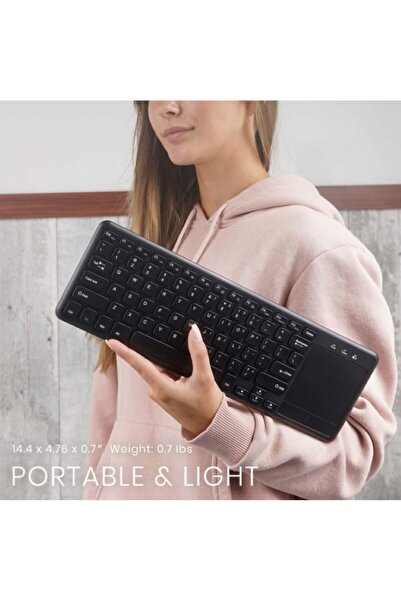 Andowl Tastatură, wireless, cu touchpad, Q-WK808