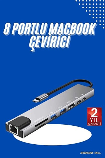 ZERO LAND محول ZNGZRMLL USB Type-c Hub Converter Multiplexer Mac Converter (2...