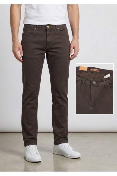 ElitWear Erkek Regular Kalıp Likralı Pamuklu Premium Kroseç Jean Pantolon