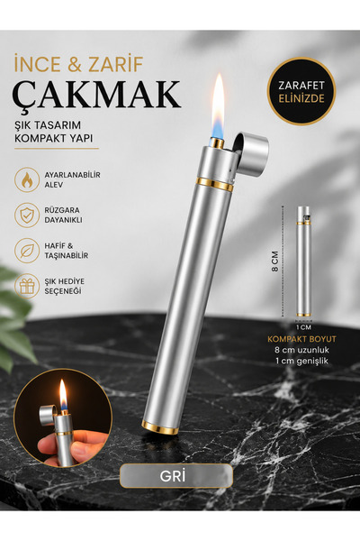 Gezinfini Hediyelik İnce ve Şık tasarımlı aksesuar çakmak
