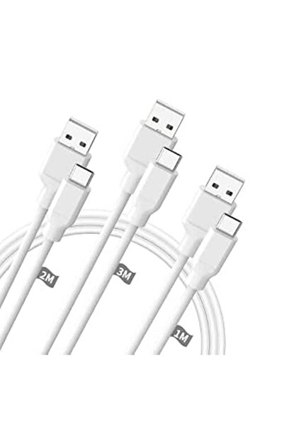GENERAL Shitek USB C Cable (1M+2M+3M), Usb-A to Usb-C 3A Charging Cable, 3A F...