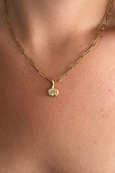 Lavian Accessories Çelik Ellie Gold Kolye