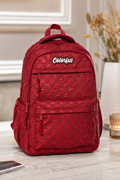 Catwins Dama Patterned School Bag with Accessories