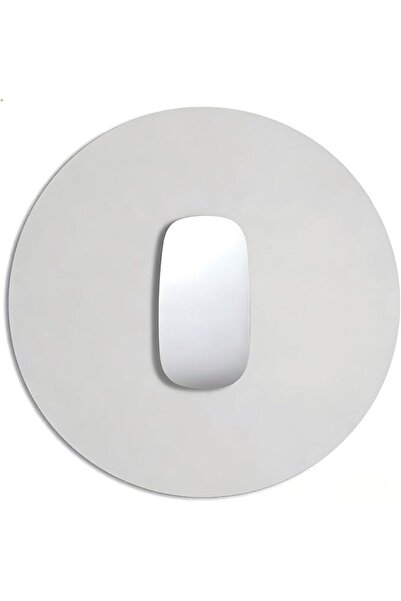 GENERAL Small Round Leather Mouse Pad,7 Inch Washable Non-Slip Base Mouse Pad...
