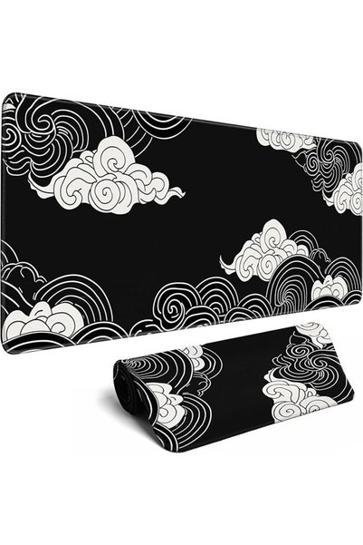 GENERAL Redragon Skull Mouse Pad Japanese Ukiyo-e XL Anime Big 31.5x11.8 in D...