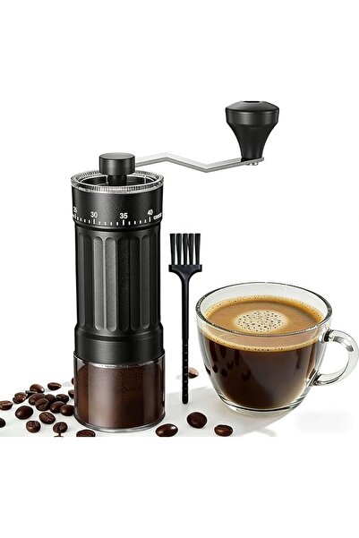 Generic Ceramic Manual Coffee Grinder, 40 Grind Settings, Portable Hand Grind...
