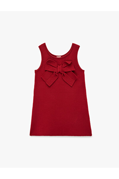 Koton Rochie Gilet fără mâneci, cu decolteu tip bowknot, croială lejeră, din ...
