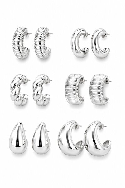CHARMLUCKY Multiple (6-Piece) Earring Set
