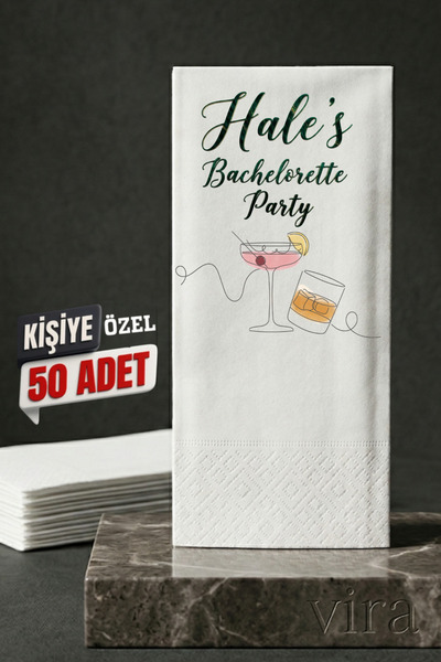 viramagnet Kişiye Özel tasarım konsept sunup peçetesi Bekarlığa Veda, bachelo...