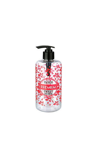 Nur store Çanta Transparent liquid soap dispenser round plastic 500 ml