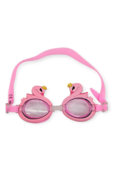 pınaxar Swimming Goggles with Carrying Bag Pink Swan - 9014 - 1 Pc