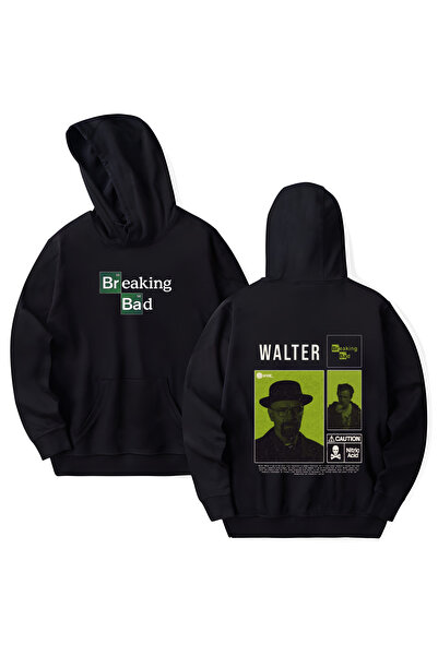 STİL-X Breaking Bad Printed Cotton Long Sleeve Hooded Sweatshirt with 3 Threa...
