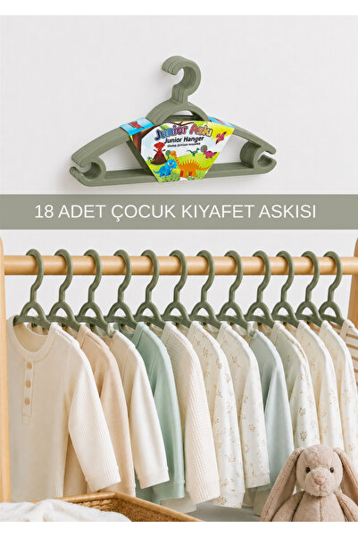 Wumboo 18 Pieces of Children's Clothes Hangers - Baby Clothes Hangers - Child...