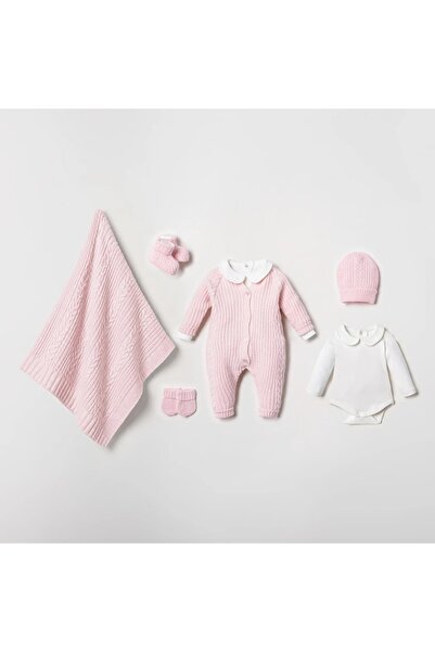 STRAWBABY Nipperland Unisex 0-3 Months Thessaloniki Patterned 6-Piece Baby Set