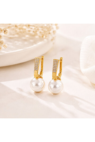 Archhazel Jewelery Crystal Stone Pearl Top Xuping Earring