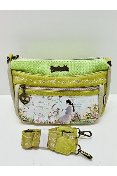 Sweet Candy Synthetic Crossbody Bag for Women with Exterior Pockets and Zippe...