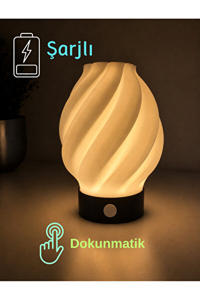 SORUS Şarjlı Dekoratif Masa lambası Dokunmatik Gece lambası