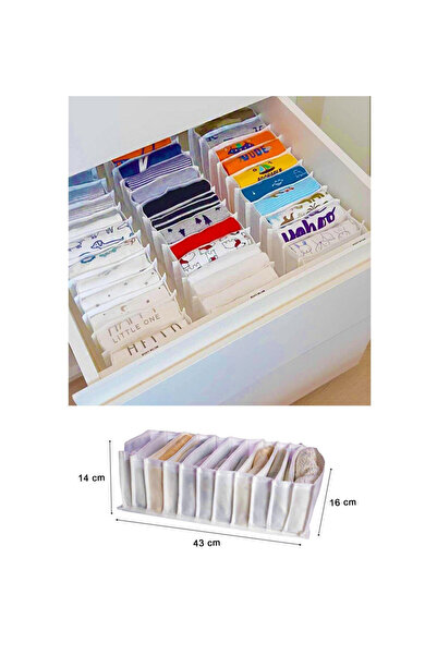 pınaxar Accordion Drawer Organizer 11 Compartments