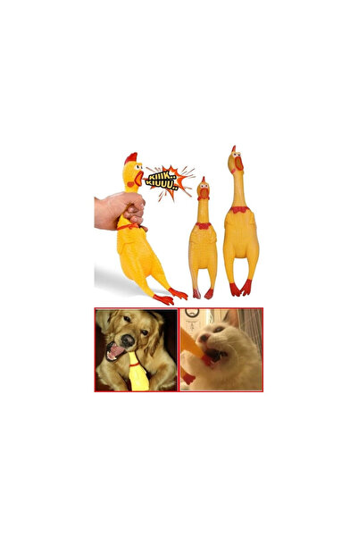 pınaxar Sound Rooster Fun Rooster Toy for Dogs and Cats with Sound 28 cm