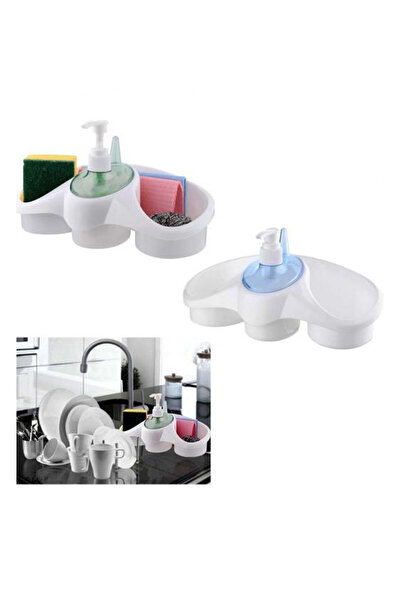 pınaxar Liquid Soap Dispenser with Sponge Chamber - Detergent Dispenser