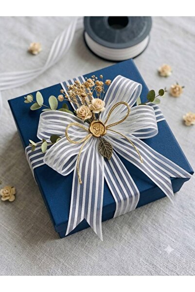 hobimixhobimix 2.5 cm White Chiffon Ribbon 9 Meters – Decorative Ribbon for Embellishments and Gift Wrapping