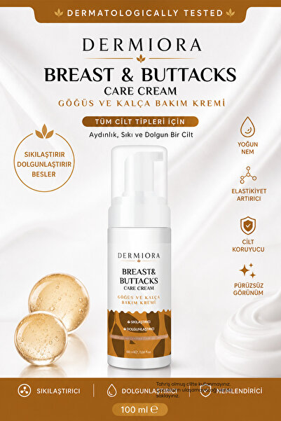 Dermiora Sıkılaştırıcı Şekillendirici Dolgunlaştırıcı Göğüs ve Kalça Bakım Kremi 100 ml