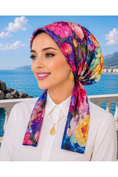 R&S modibone Scarf Bonnet Cotton Fabric Does Not Slip, Ready to Wear, Has a T...