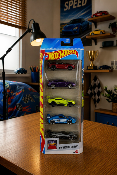 HOT WHEELS HW Motor Show 5'li Set Oyuncak Araba