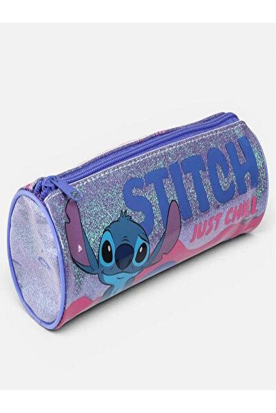 Generic Brand Penar Cilindric Rotund cu Glitter Stitch Ø8x22,5cm