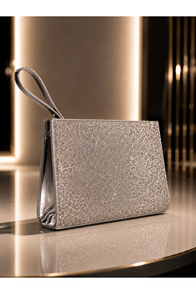 Generic Brand Stylish Silvery Silver Handbag