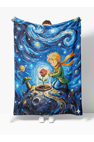 Erays Home The Little Prince Patterned Digital Printed Fleece Blanket Tv Blan...