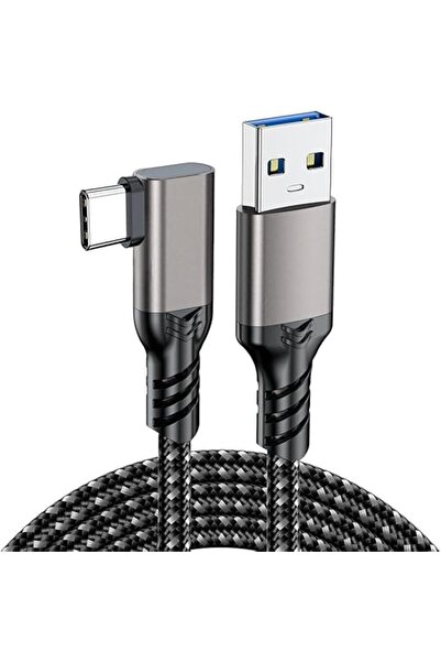 GENERAL كابل يو إس بي سي من 3M، 90 درجة °   كابل شحن سريع USB-C بزاوية قائمة ...