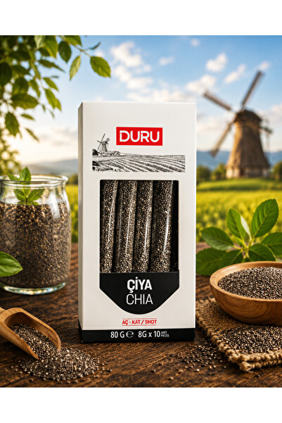 u.s.m ucuzsanalmarket Duru Lival Chia Aç Kat Kutu (8 G X 10 Adet) X 1 Paket