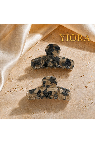yiora Set of 2 Bone Hairpin Clips 5.5 cm – Strong Hold That Doesn'T Damage Ha...