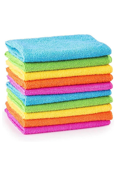 Generic Microfiber Cleaning Cloths For kitchen (12 Pack), Multi-Purpose, Hous...