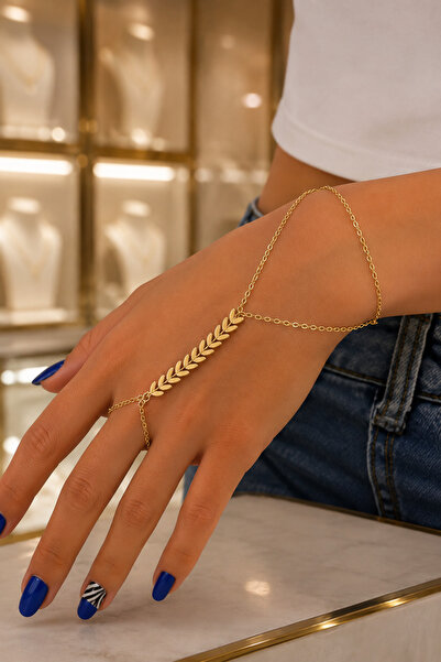 CAXBERN Women's Başak Gold Şahmeran