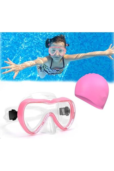GENERAL Children's Swimming Goggles with Swimming Cap, 180 Degree Panoramic D...