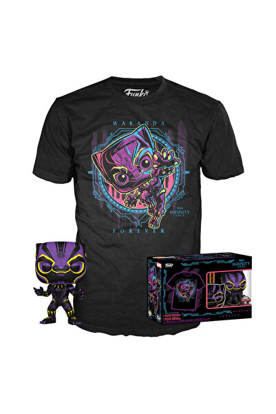 Funko Set figure POP & Tee Marvel Wakanda Forever Black Panther Exclusive