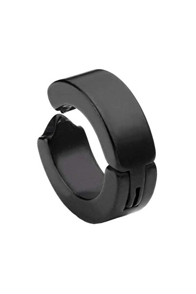 Nur store Çanta Men's Earrings - 1 Piece Black Steel Stud Earrings Stainless ...