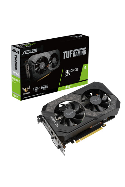 ASUS PLACA VIDEO "TUF Gaming GeForce GTX 1660 Ti EVO OC", 6 GB GDDR6 192 biti...