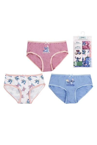 Cerda Pachet Disney Stitch cu 3 chiloți asortați