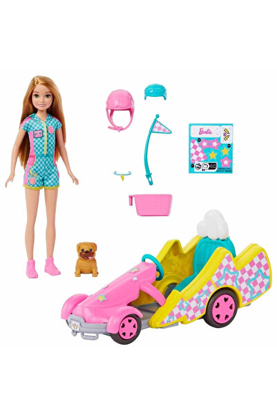 Barbie Stacie Go-Kart Yapıyor Oyun Seti HRM08